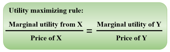 Utility Maximizing rule